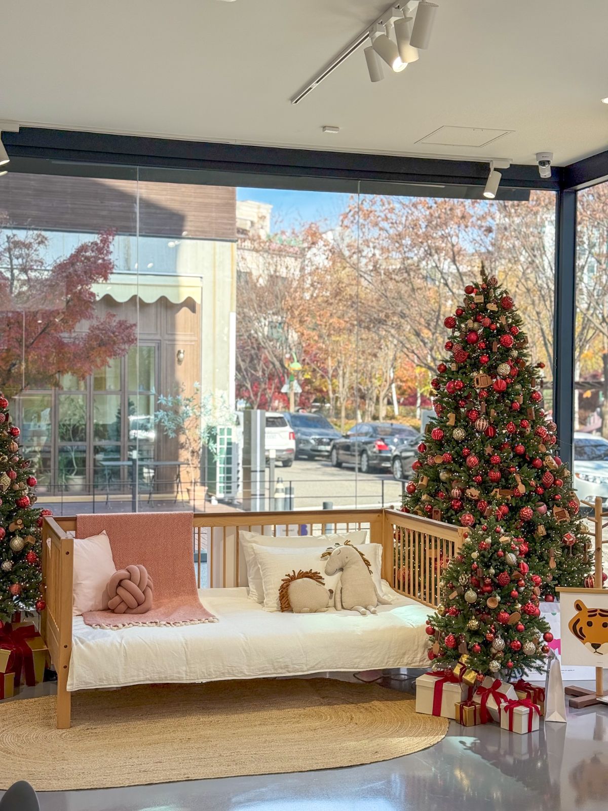 Soopsori showroom Christmas tree planting